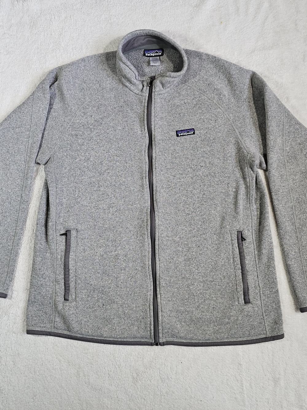 Patagonia Men's Gray Full-Zip Fleece Jacket